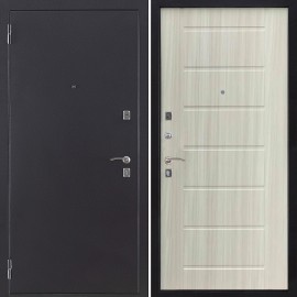 DR - Входная Дверь мод. ДР-104 темное серебро / сандал светлый (70/2K-TR.FL.N)
