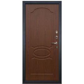DL - Входная Дверь мод. ДЛ-415 ясень шоколад / панель на выбор (B.SNTR-PP)
