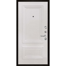Внутренняя панель для входной двери №9-003 Серый шёлк 7047 / №9-004 Эмаль Белая - (База DR)