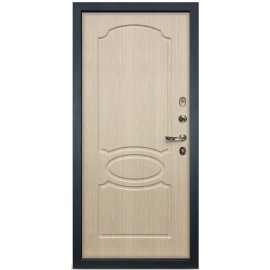 DL - Уличная Входная Дверь мод. ДЛ-219П букле серый / панель на выбор (3К.140-LK/3BKL)