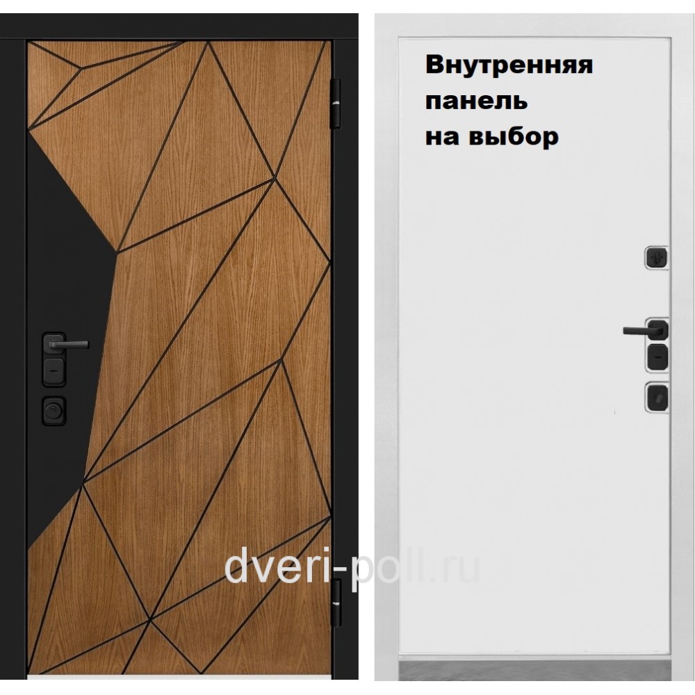 DR - Уличная Входная Дверь ДР-136 Waterproof veneer / панель на выбор (3K.104/114-KPZT)