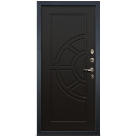 DL - Входная Дверь мод. ДЛ-407 ясень шоколад / панель на выбор (B.SNTR-PP)