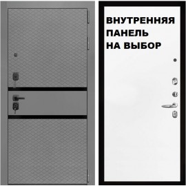 DR - Входная Дверь ДР-120 Титан Шёлк / панель на выбор (115-135/3K-TRND2)