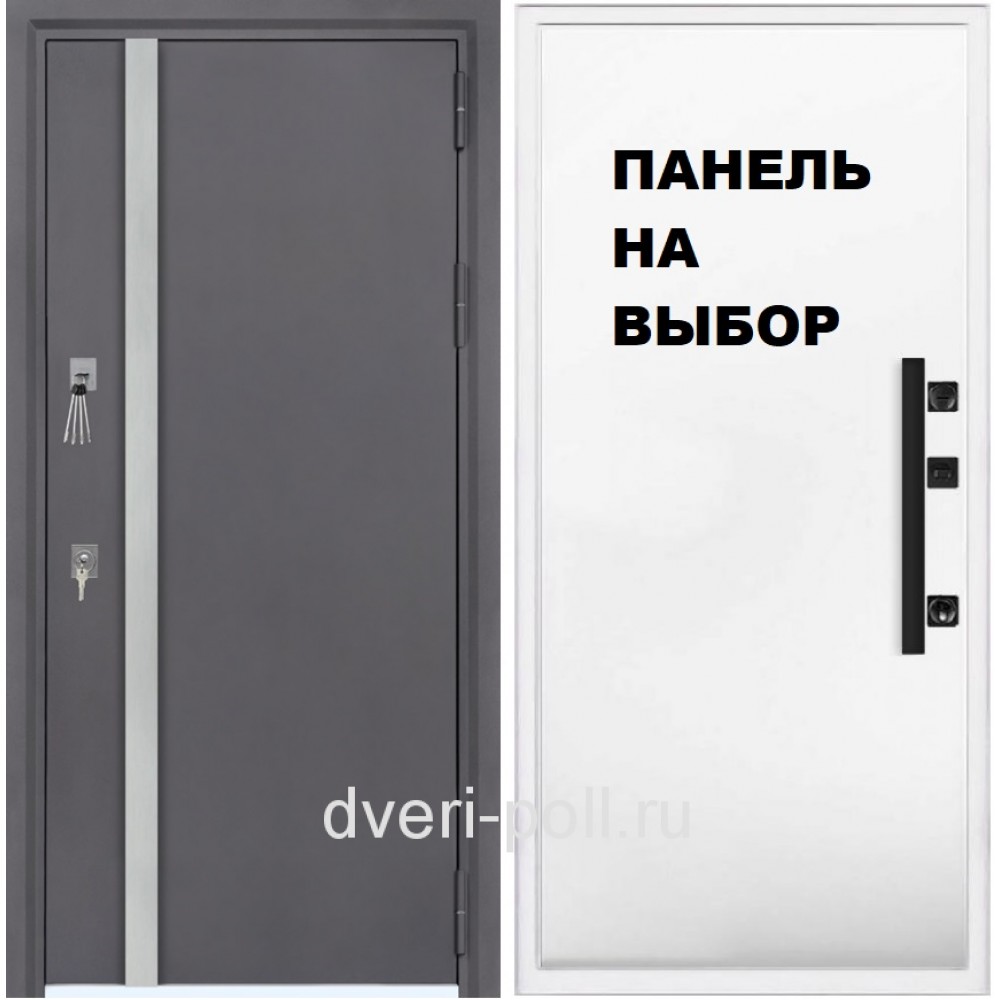 VDR - Уличная Входная Дверь ДР-143 МУАР меланж Махагон / Панель на выбор