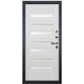 DL - Входная Дверь мод. ДЛ-208 белая шагрень / панель на выбор (3К.110-SNT.P)