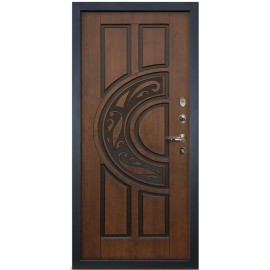 DL - Входная Дверь мод. ДЛ-522 бетон тёмный / панель на выбор (B.LGN-PP)