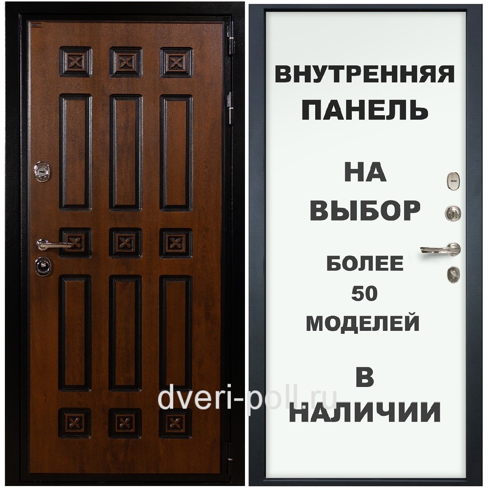 DL - Входная Дверь мод. ДЛ-211П винорит золото патина / панель на выбор (3К.110-GLDTR.V)