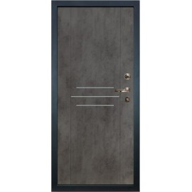 DL - Входная Дверь мод. ДЛ-406 бетон тёмный / панель на выбор (B.SNTR-PP)
