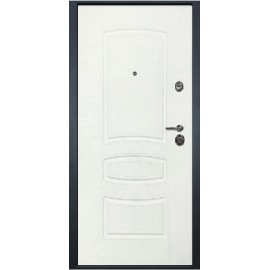 DL - Входная Дверь мод. ДЛ-401 шагрень белая / панель на выбор (B.SNTR-PP)