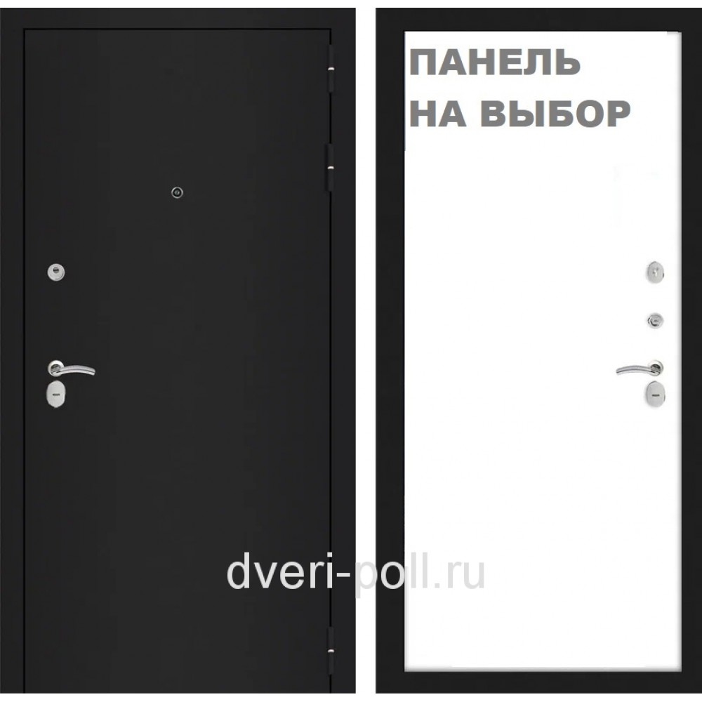 DLB - Входная Дверь ЛБ-326 Шагрень Чёрная (без внутренней панели)
