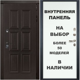 DL - Входная Дверь мод. ДЛ-507 ясень шоколад / панель на выбор (B.LGN-PP)