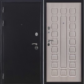 DR - Входная Дверь мод. ДР-106 темное серебро / беленый дуб (95/3K-SPR.STD)