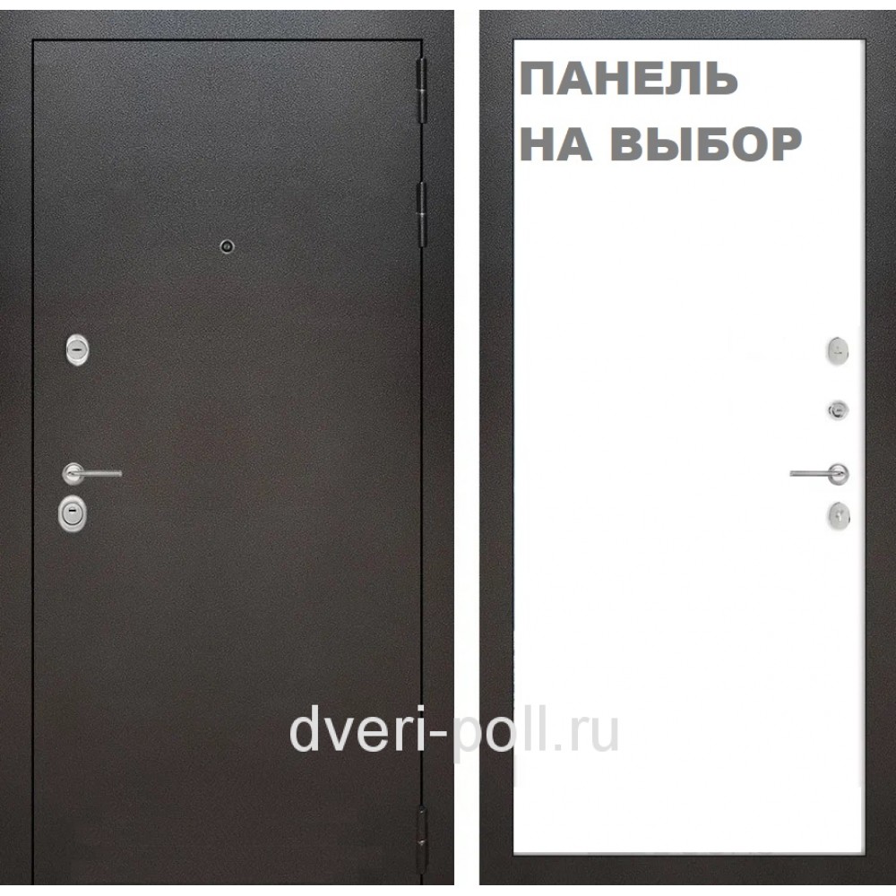 DLB - Входная Дверь ЛБ-324 Антик Тёмное Серебро (без внутренней панели)