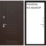 DLB - Входная Дверь ЛБ-321 Шагрень Чёрная / Венге (без внутренней панели)