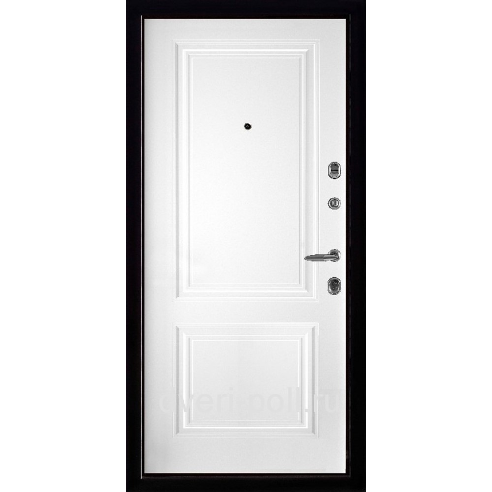 Внутренняя панель для входной двери №8-005 Эмаль Белая - (База DR)