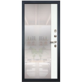 DL - Входная Дверь мод. ДЛ-206 ясень шоколад / панель на выбор (3К.110-LGN)