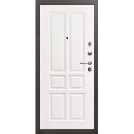 DL - Входная Дверь мод. ДЛ-401 шагрень белая / панель на выбор (B.SNTR-PP)