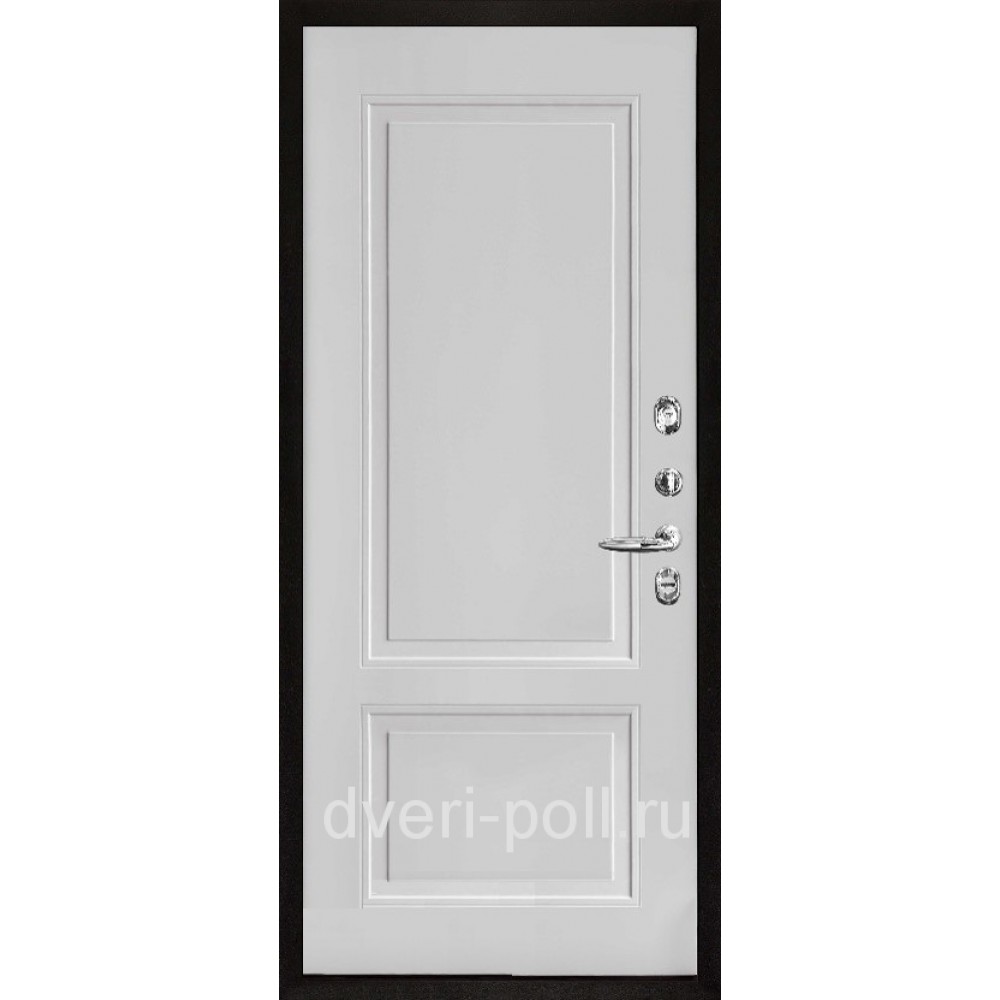 Внутренняя панель для входной двери №1-001 Софт Белый (База DR)
