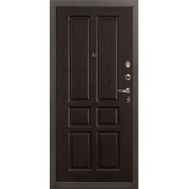 DL - Входная Дверь мод. ДЛ-523 ясень шоколад / панель на выбор (B.LGN-PP)